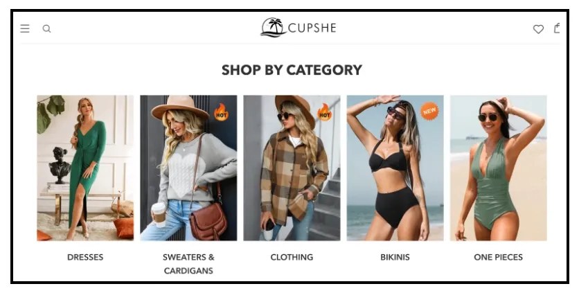 25-best-shopify-stores-cupshe.com