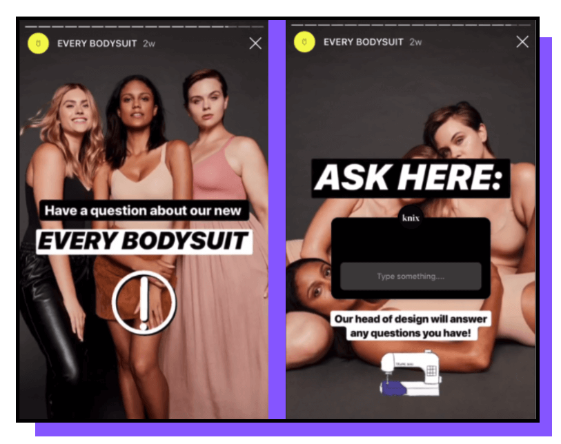 Community Engagement Strategy - Every Bodysuit Ask Me Anything Instagram Campaign