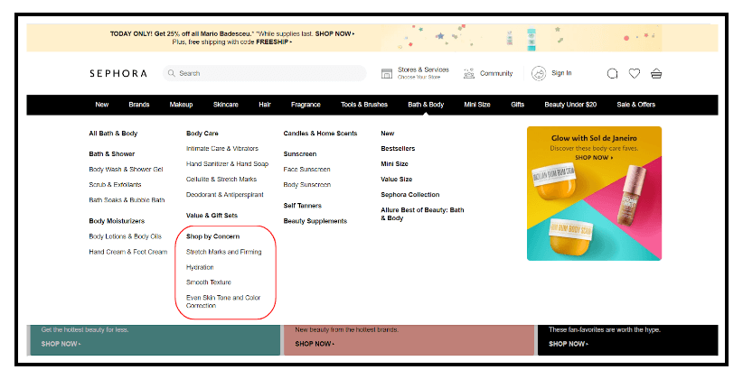 Sephora Example - Tips to Increase CLV