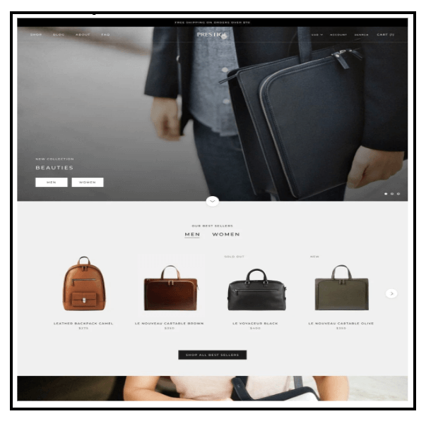 The Best Shopify Themes - Prestige