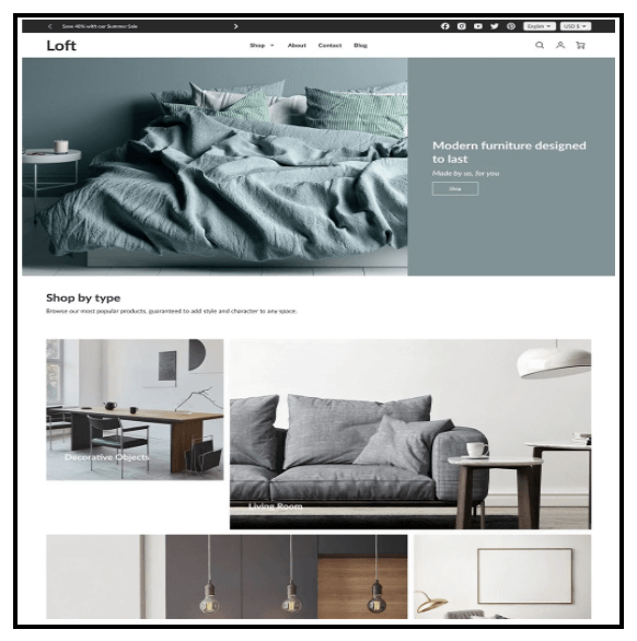 The Best Shopify Themes - Loft