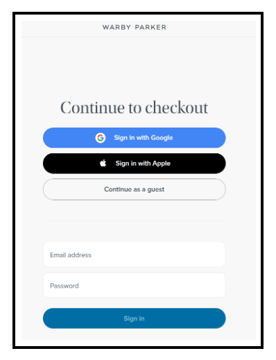 Strategies to improve Ecommerce checkout - Allow Social log-in