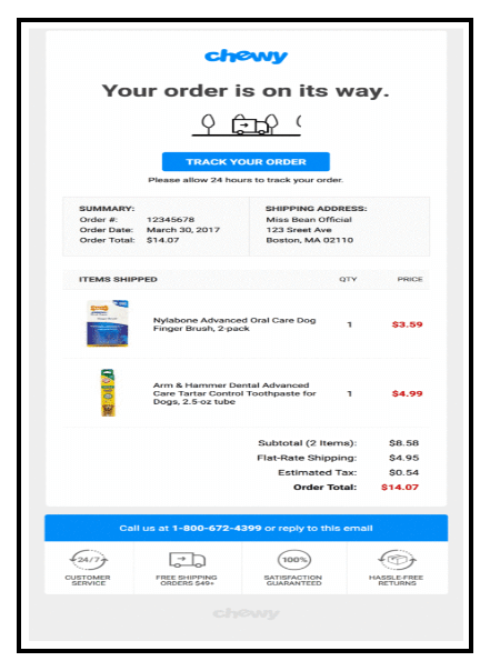 Actionable Tips to Craft Order Confirmation Emails - Give Tracking Information