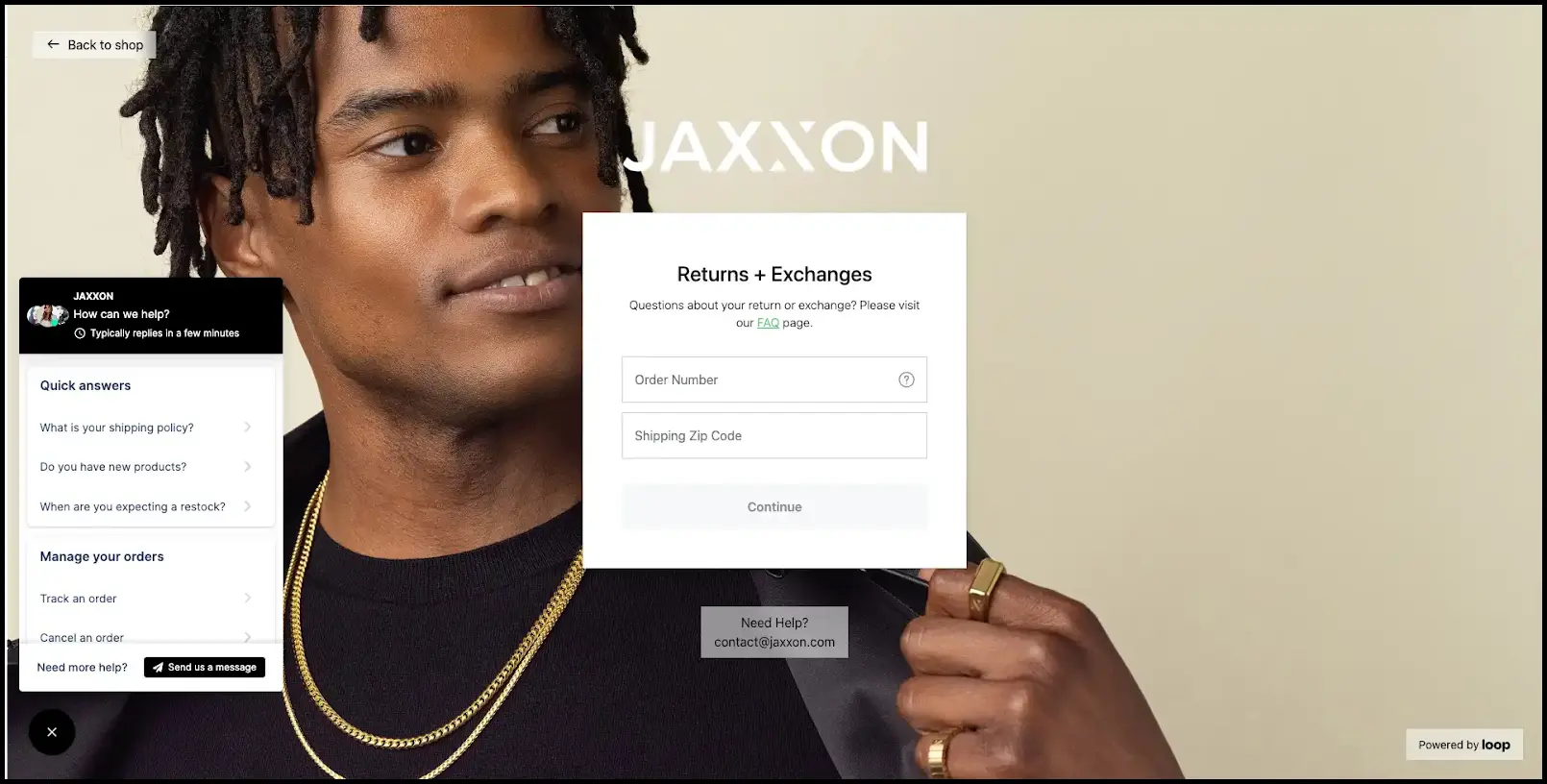 Strategies for reducing Ecommerce returns - Provide Live Chat Support Like Jaxxon