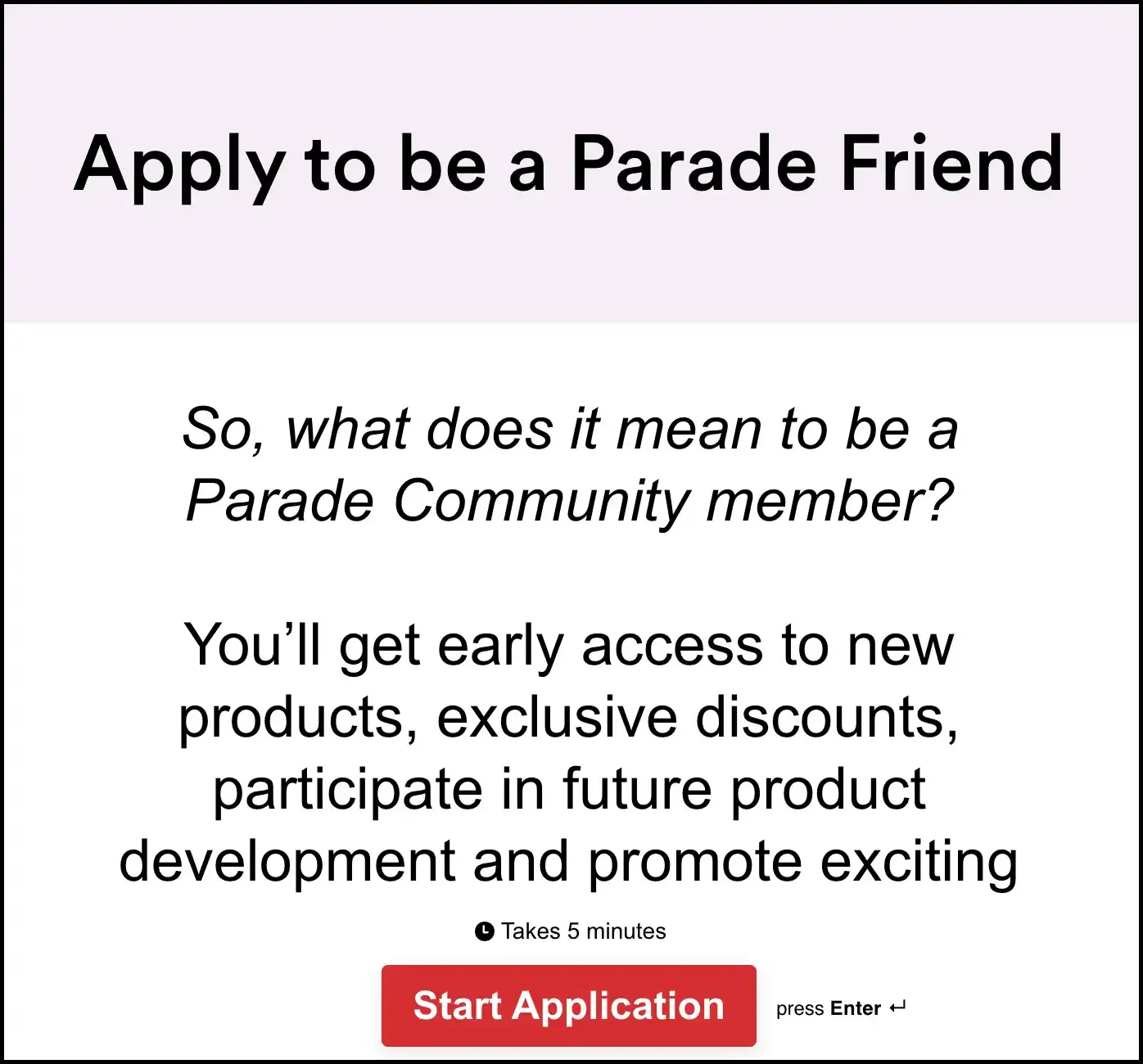 Strategies to create brand advocacy for first-time buyers - Build a Reward Program Like Parade