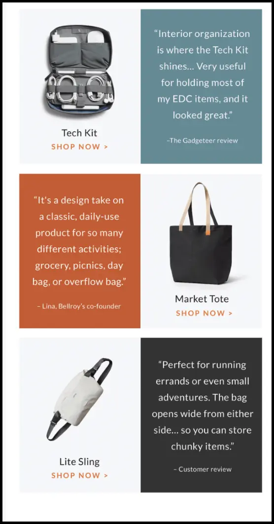 Email For first-time shoppers From Bellroy (3)