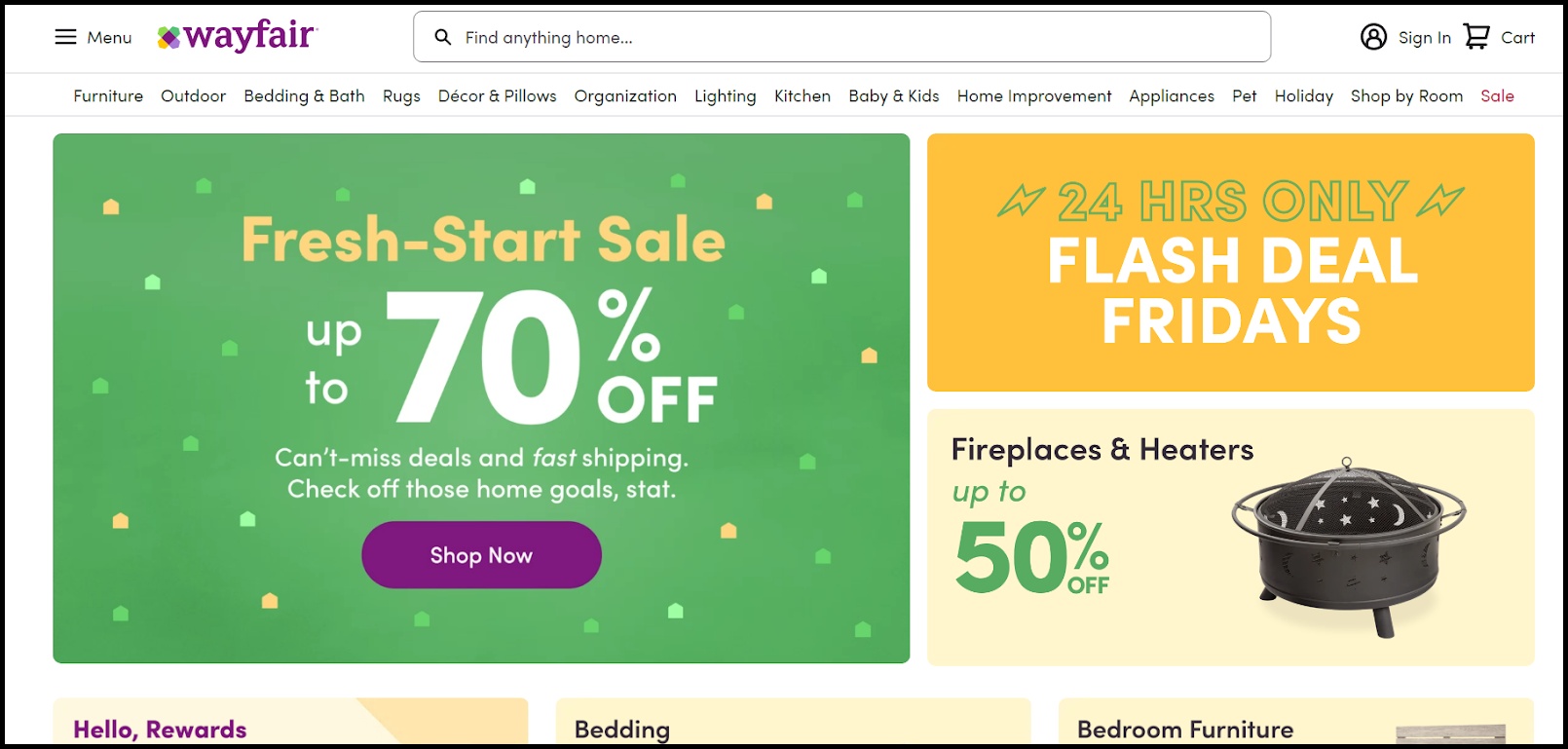 Growth Strategy - Use Email and SMS Campaign like Wayfair