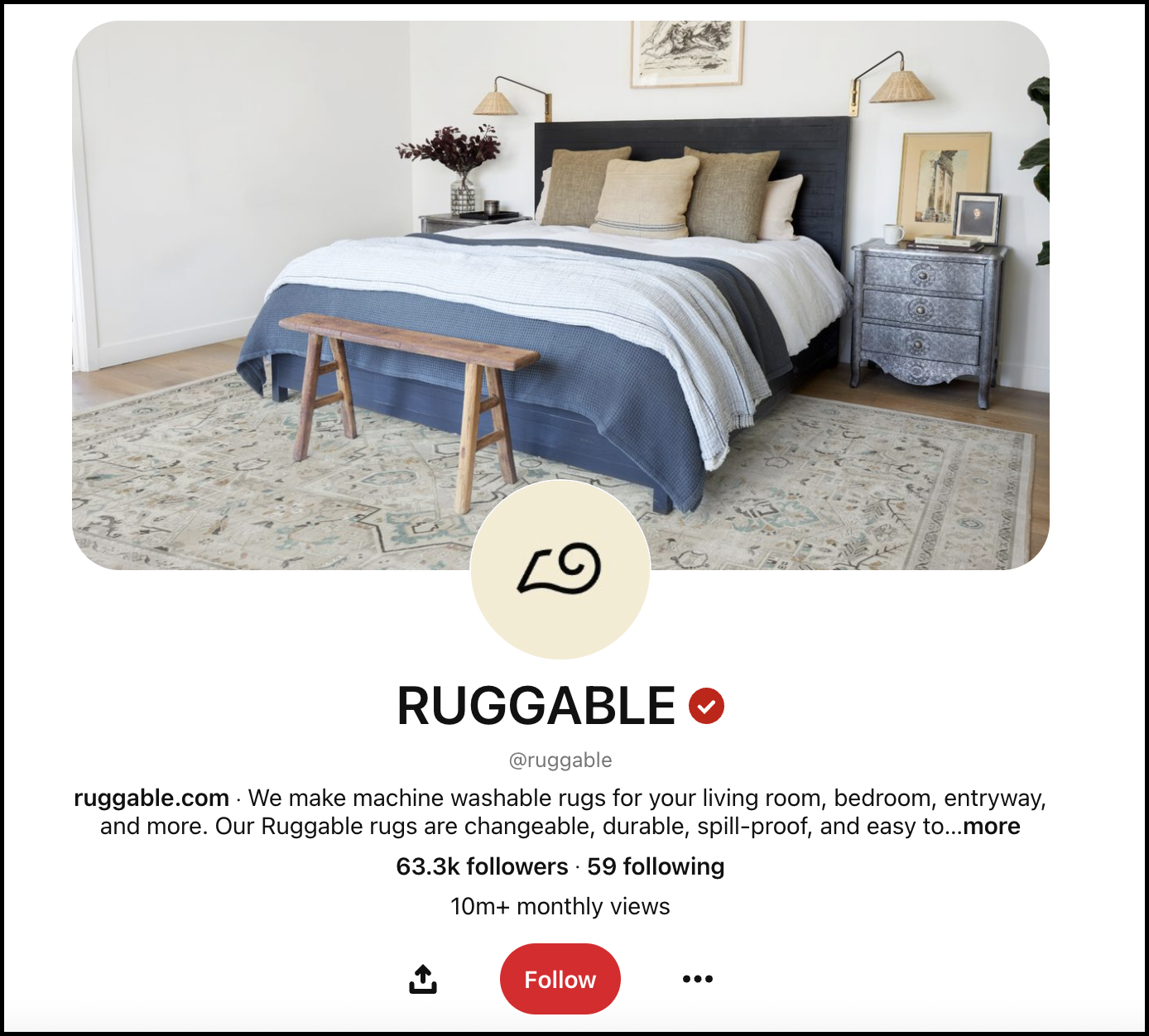 Pinterest Marketing Strategies - Use Keywords Like Ruggable