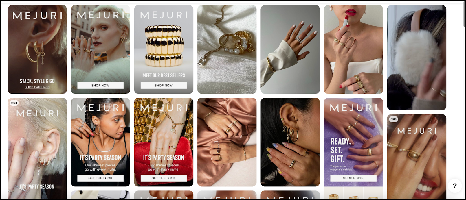 Successful Pinterest marketing campaigns - Mejuri