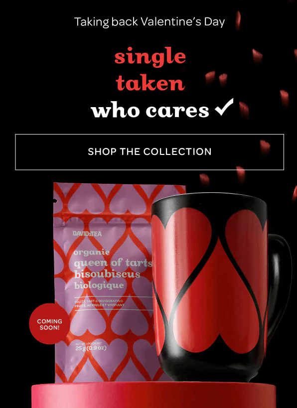 Valentine's Day Marketing Ideas - Promote Self-Love Like DavidsTea (2)