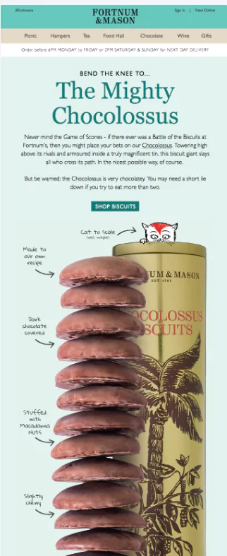 Email Marketing Trends - Create Engaging Content Like Fortnum & Mason