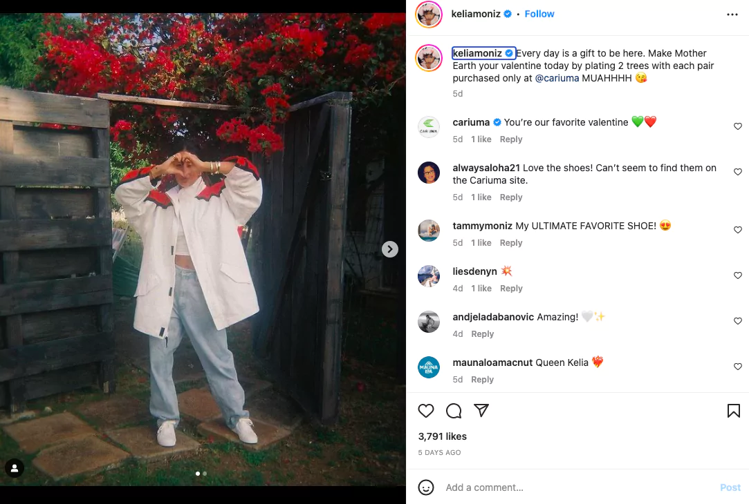 Sneaker brand Cariuma sets a good example with its Instagram influencer partnerships