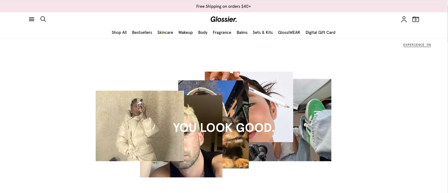 Top Shopify Trends - Mobile Friendly like Glossier