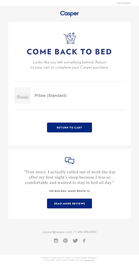 Mapping Email Automation Flows To Customer Journey - Cart Abandoned Emails Like Casper