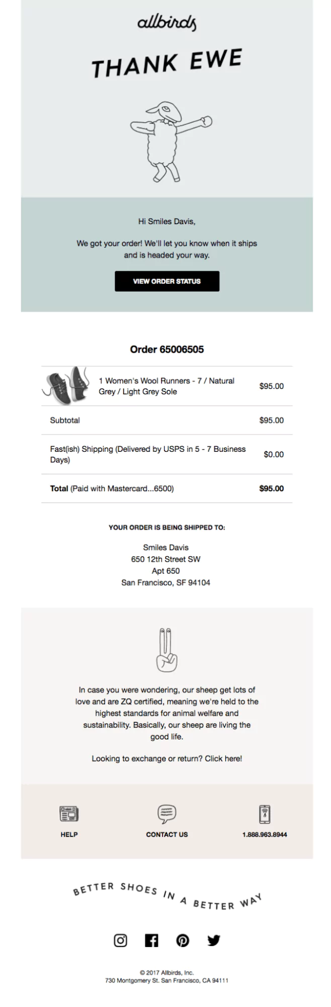 Mapping Email Automation Flows To Customer Journey - Order Confirmation Email like Allbirds