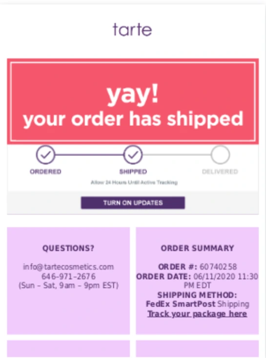 Plan To Improve Customer Satisfaction - Improve Delivery Like Tarte