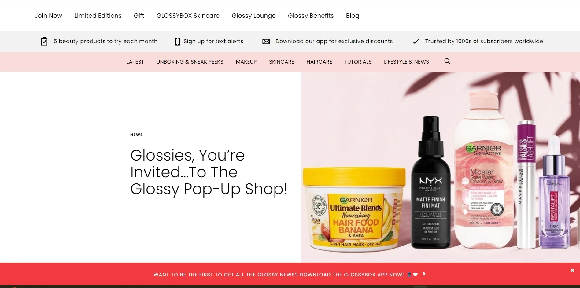 Omnichannel Marketing Examples - Glossybox