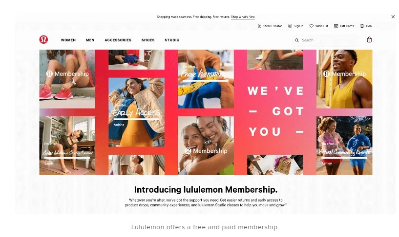 Omnichannel Marketing Examples - Lululemon