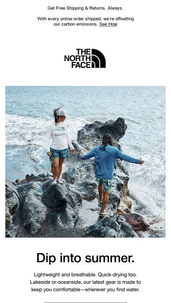 Email Marketing Ideas-Loyalty Rewards program like The North Face