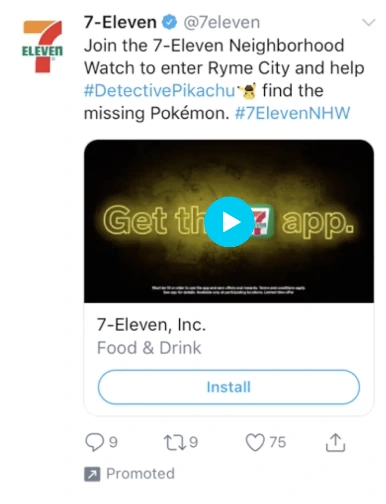 Ecommerce Sales with Twitter Ads - Use App Install Like 7-eleven