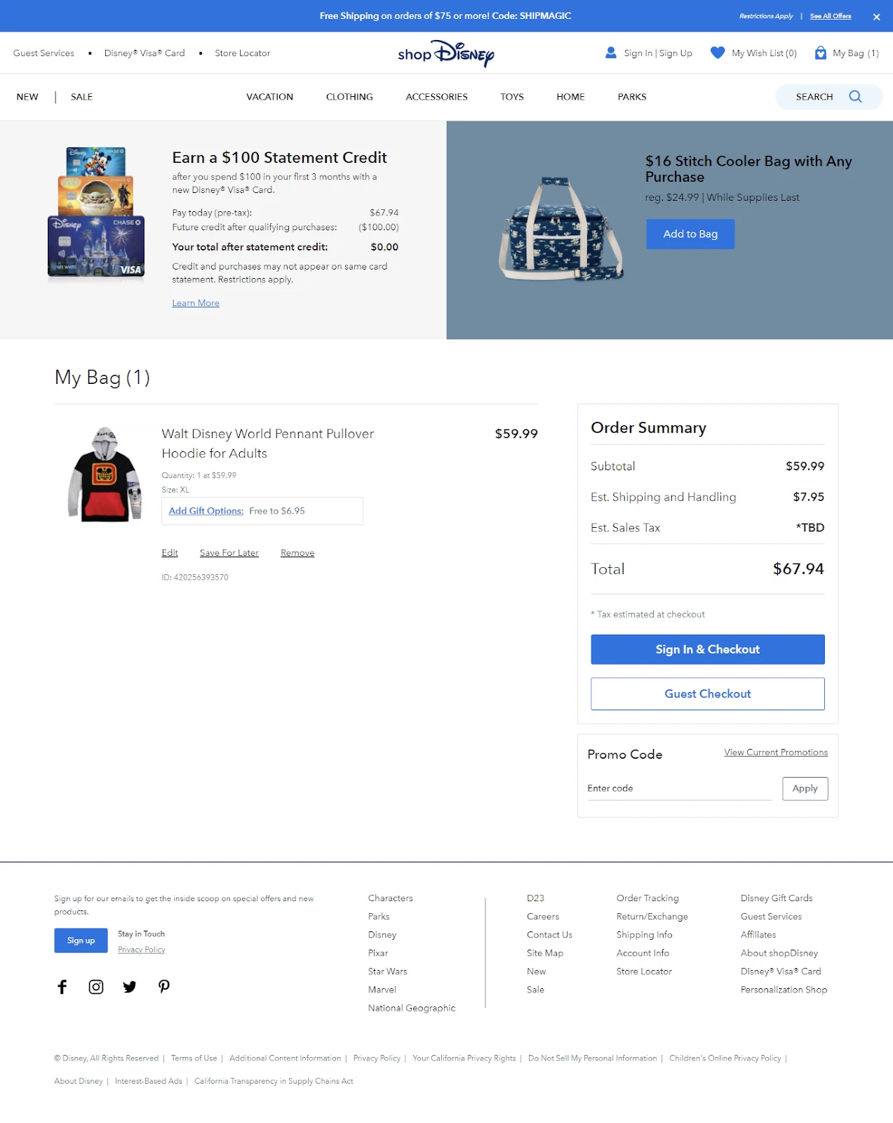 Shopify checkout page - Set Custom Banners used like Disney