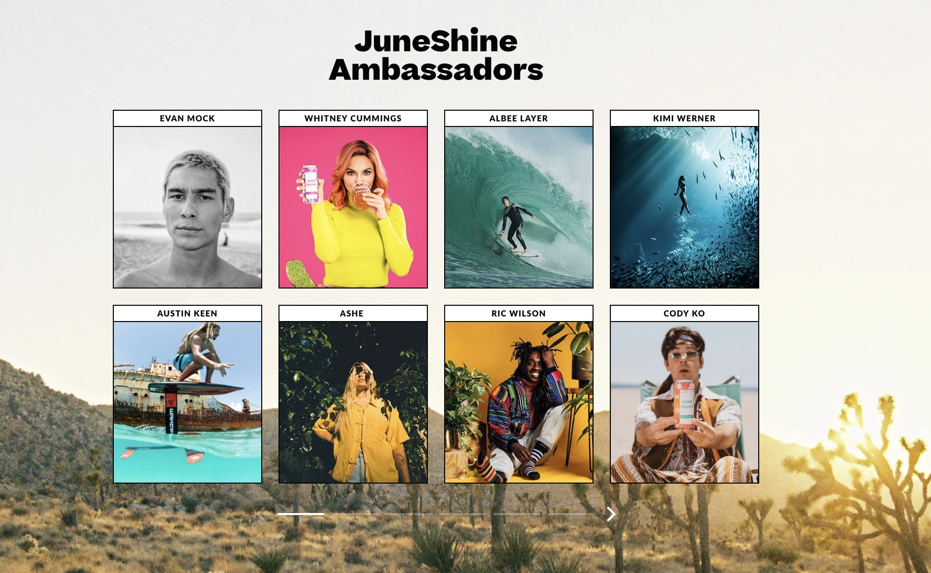 Ecommerce trends - Creator-curated product collections brand like JuneShine