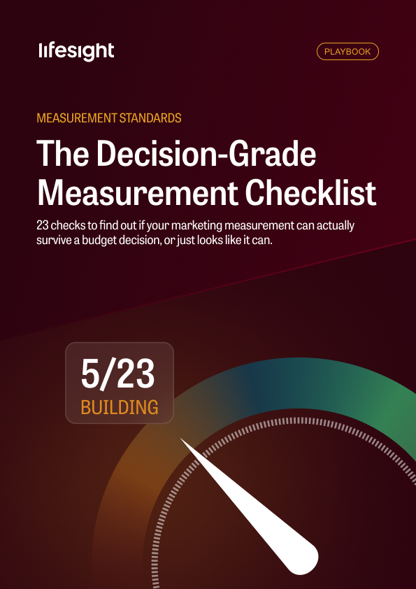 Decision-Grade Measurement Inner Cover