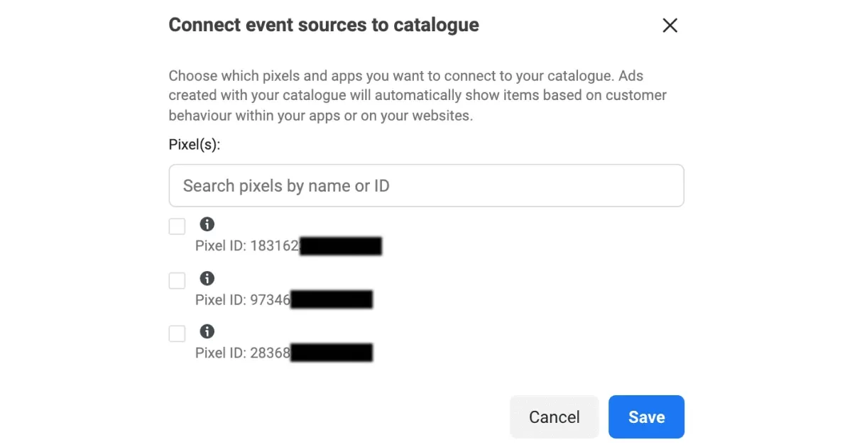 Linking the even data source to catalog