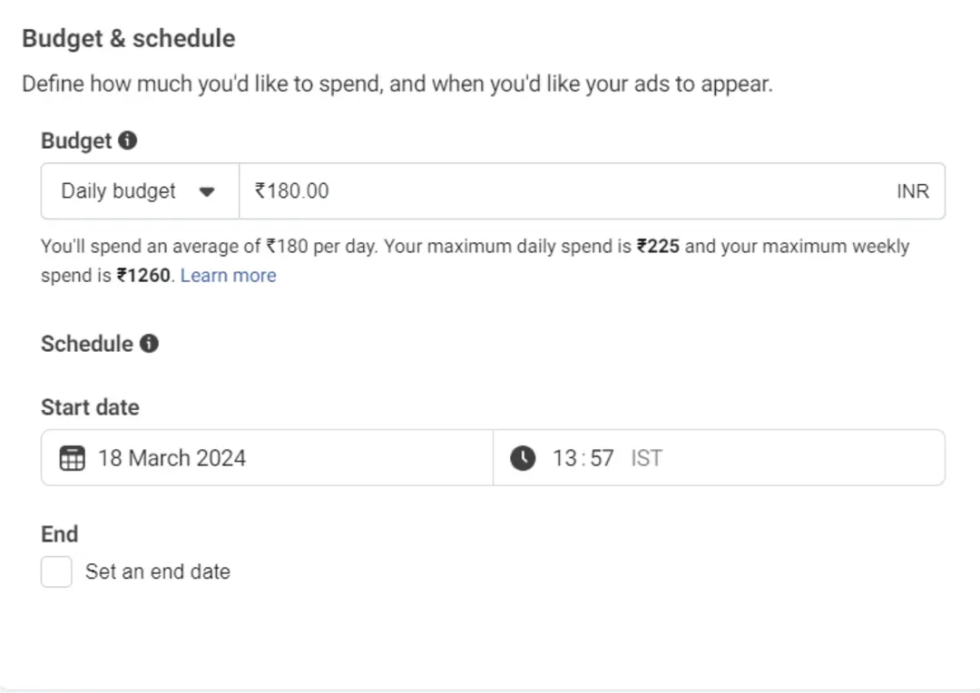 ad scheduling in facebook ads - Lifesight