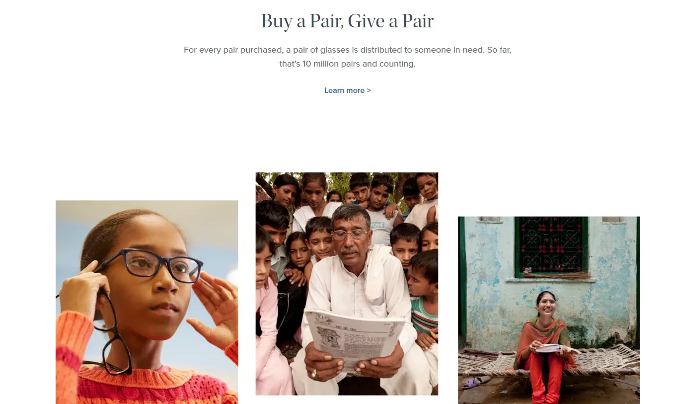 best customer engagement campaigns example warby parker - Lifesight