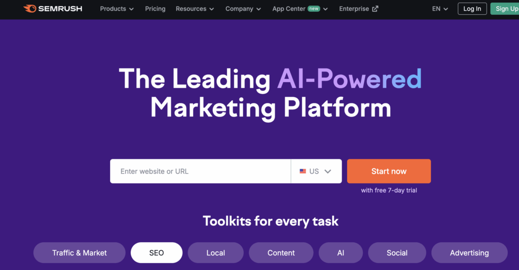 best marketing measurement tool semrush