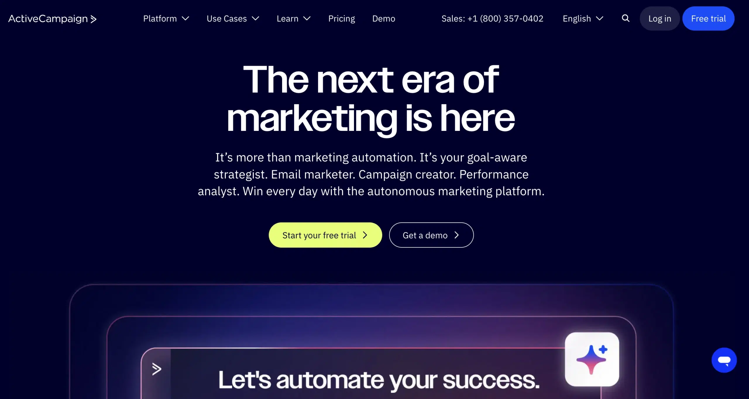 Best Unified Marketing Platform -Activecampaign