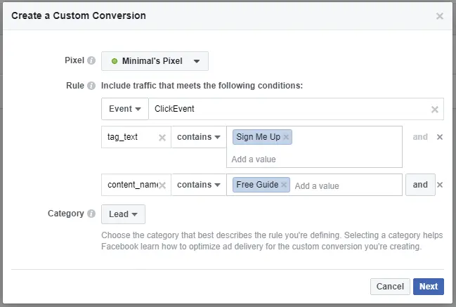 custom event creation in facebook ads 1cc8e37424 - Lifesight