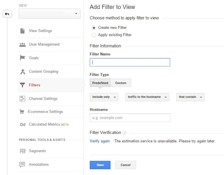 define filters in google analytics 61aa99d089 - Lifesight