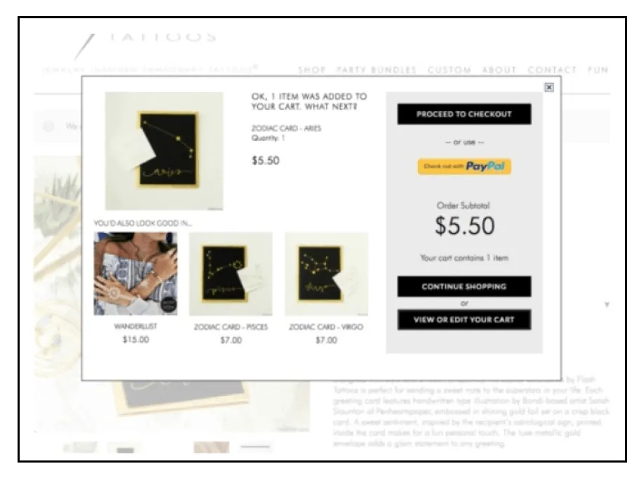 Ecommerce Customer Pain Point - Upselling Cross-selling Popup