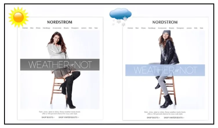 email marketing dos and donts nordstrom location based email 4805868e18 - Lifesight