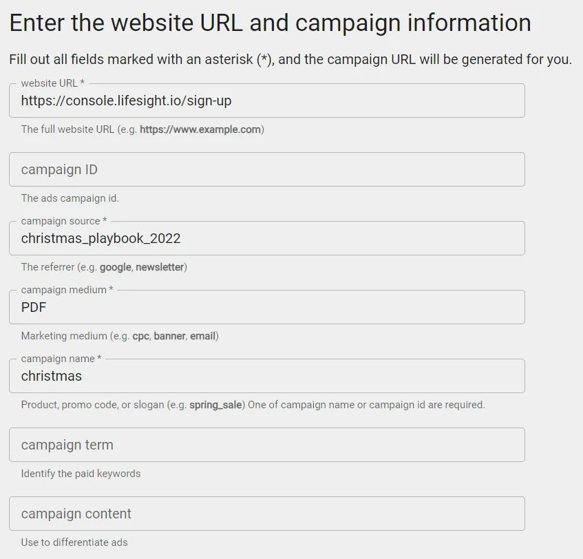 framework for attribution modeling capturing utm tags - Lifesight