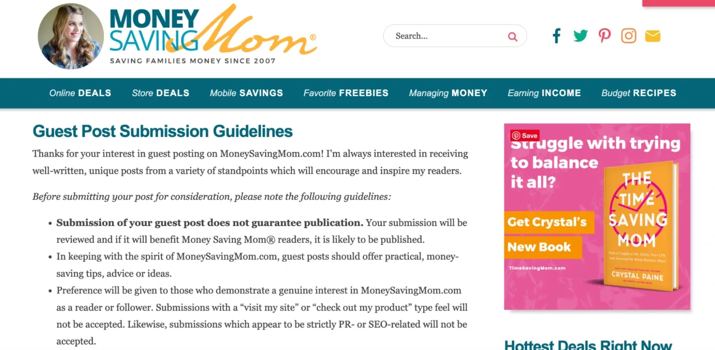 guest post guidelines moneysaving mom e17755fa85 - Lifesight