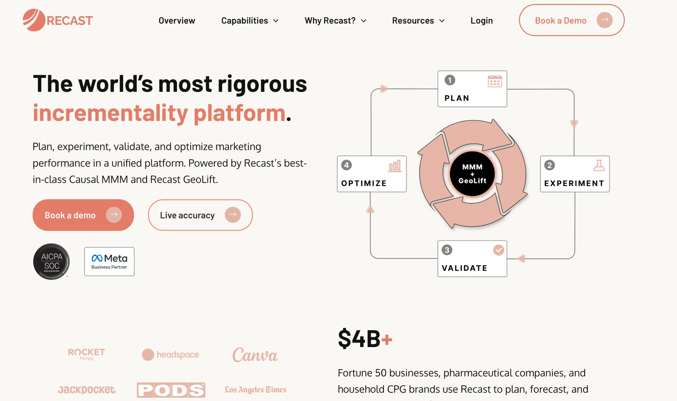 Incrementality testing tool - Recast