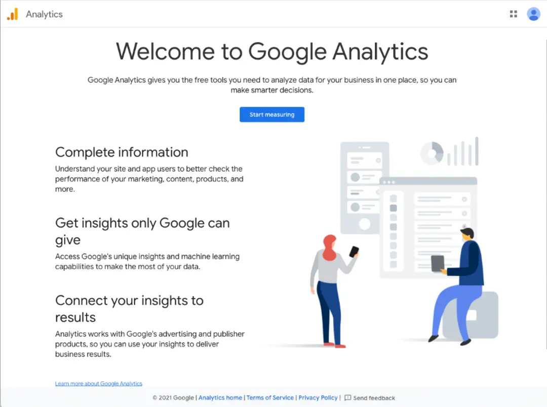 login into google analytics - Lifesight