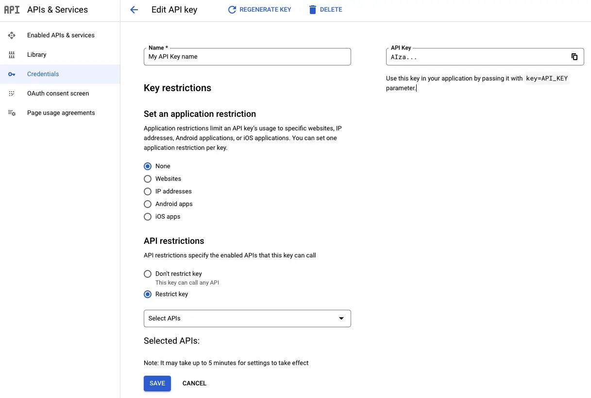 restrict your api key - Lifesight