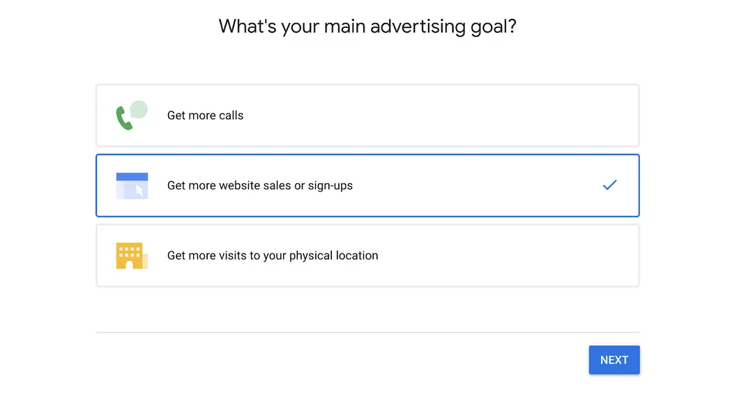 select campaign goal in google ads 4d68dce963 - Lifesight