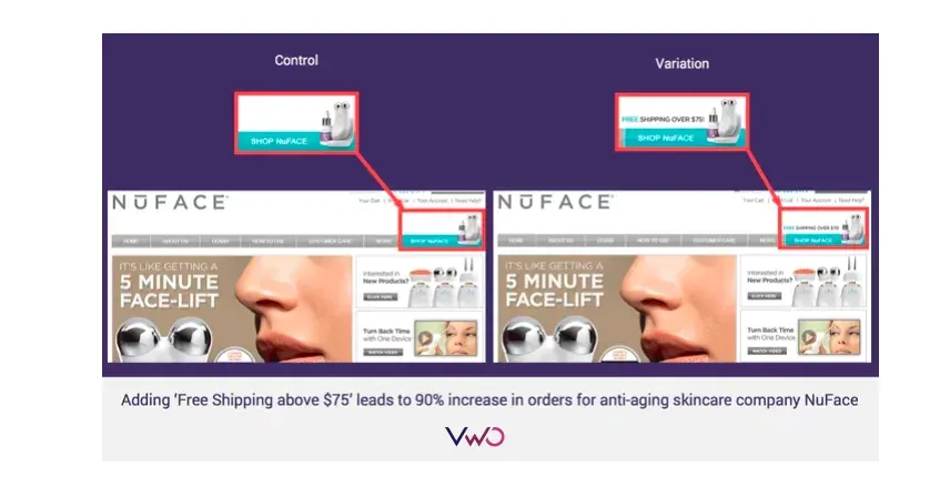 strategies to increase social media conversion rate ab test social ads like nuface 348d9c5fd6 - Lifesight