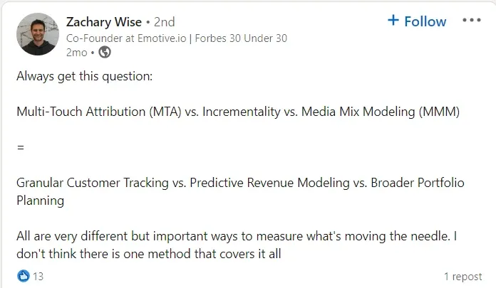 zachary wise explains on mta and mmm - Lifesight